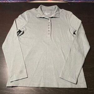 Natural Reflections Grey Green Polo Shirt